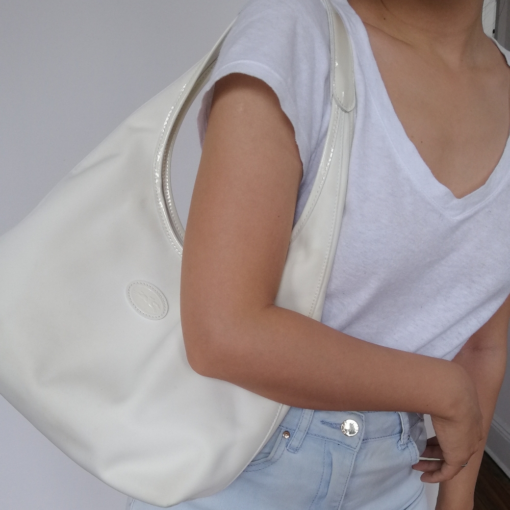 Longchamp nylon hobo bag